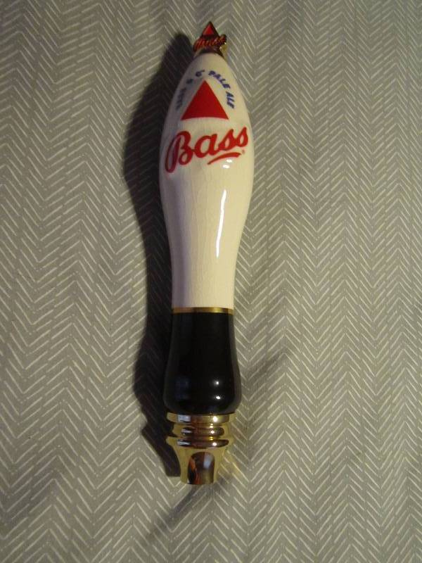 Bass and co pale ale beer tap...