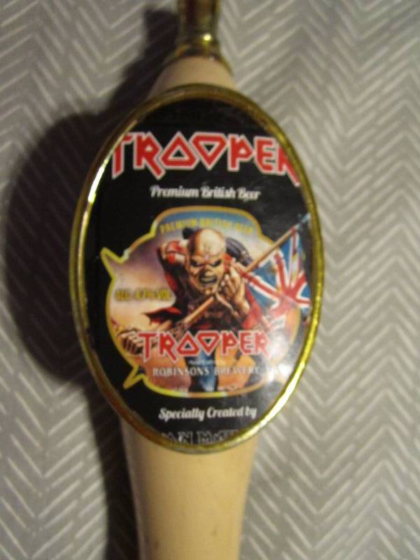 Trooper robinsons brewery beer tap...