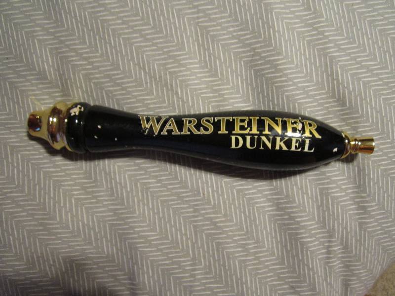 Warsteiner dunkel beer tap...