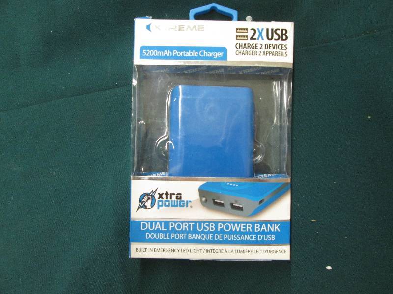 Dual Port USB Power Bank 5200 mAH P...