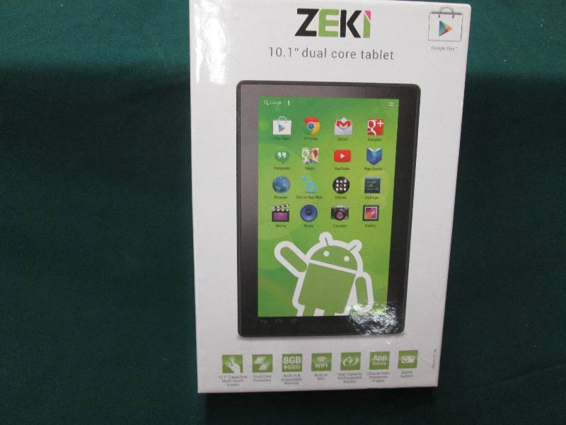 Zeki 10.1 Dual Core Tablet open box...