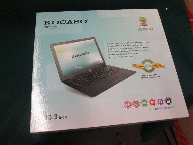 Kocasco 13.3 inch laptop open box, ...