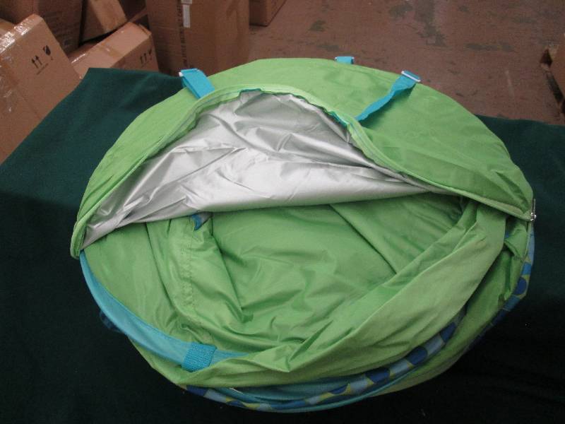 Pop up sunshade green blue with ca...