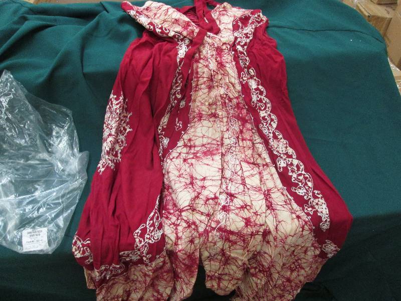 XL Dark Red Sun Dress ...
