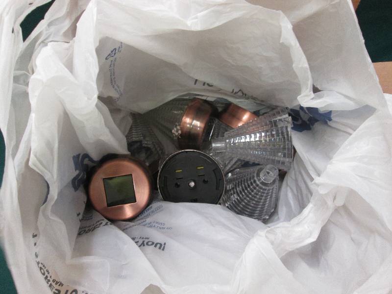 Solar Stake Lights- some damaged...