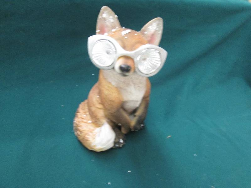 Animal Solar Light Fox , open box, ...