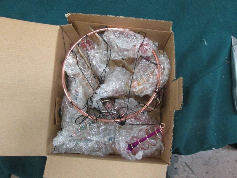 Teardrop Wind Chime open box, broke...