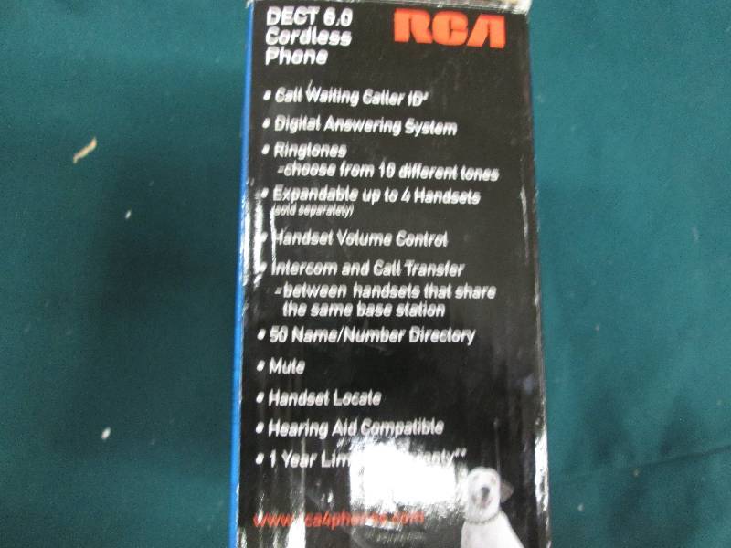 RCA Cordless Phone Dect 6.0 open bo...