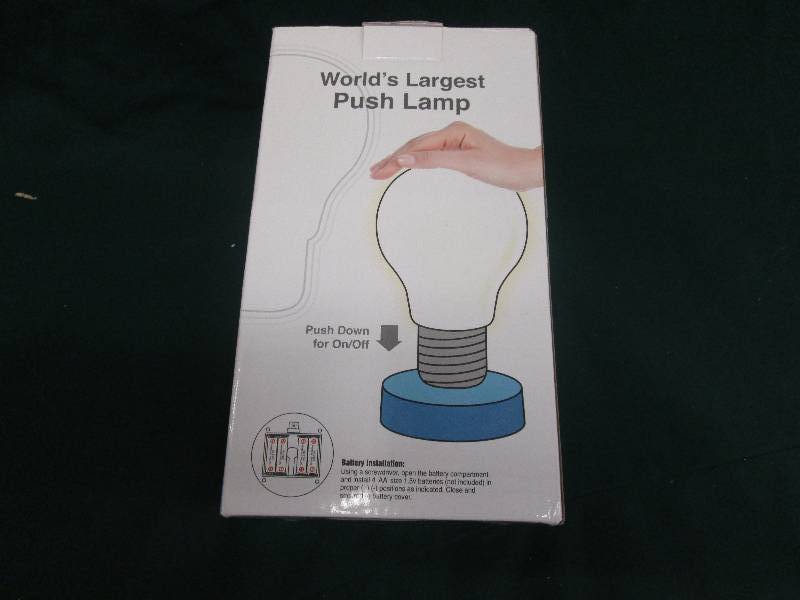 Push Lamp, open box Retail $12.95...