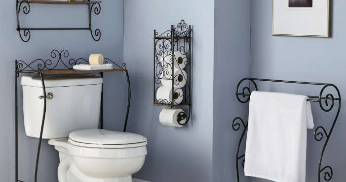 Scrolled Toilet Paper Storage Retai...