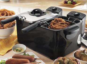 Ginnys Brand Double Deep Fryer- bl...