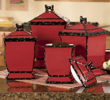 Ruffle Piece Canister Set 2 only, 4...