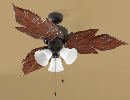 3-Light Palm Fan open box, untested...