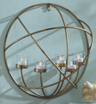 Large Gold Tealite Orb open box, ch...