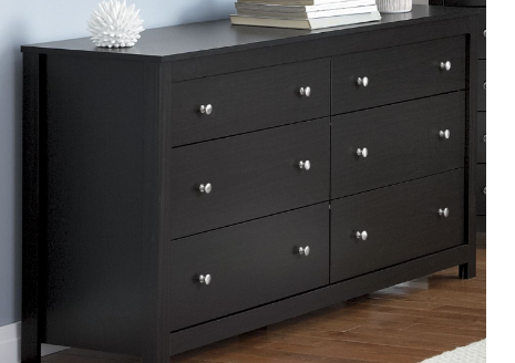 6 Drawer Lowboy in Expresso open bo...