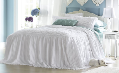 Maria Medallion Chenille Bedspread ...