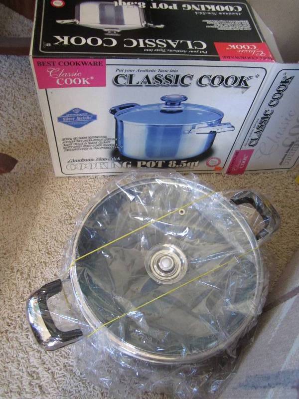Classic cook 8.5 quart cooking pot...