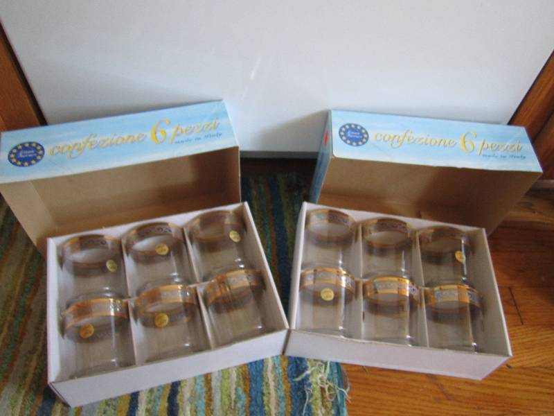 2 Sets of Linea Terrart 6 piece gol...