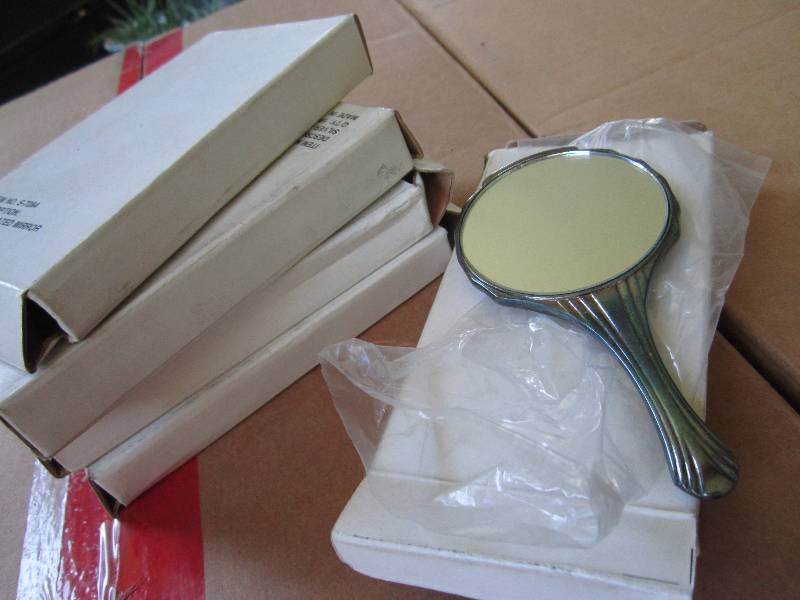 Lot of 5 vintage handheld mirrors...