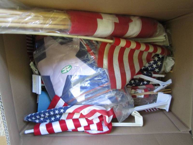 Large lot of American Flags...