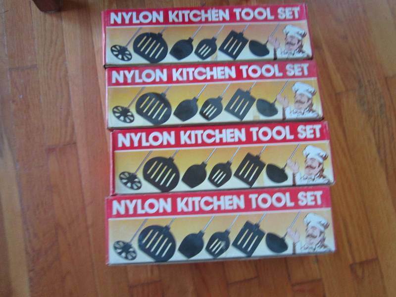 Lot of 4 nylon kitchen tool sets...