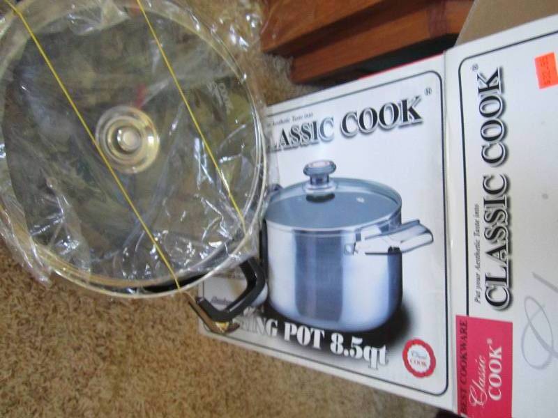 Classic cook 8.5 quart cooking pot...