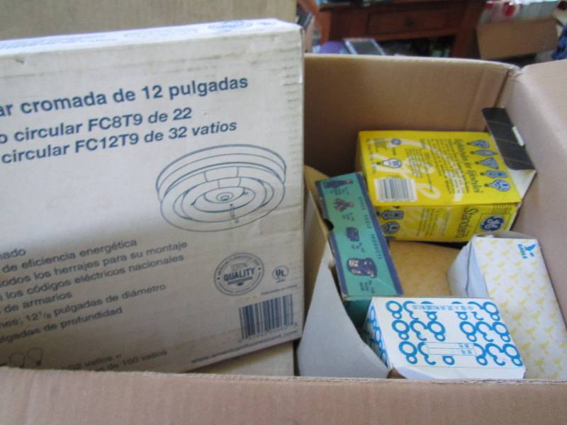 Full box of light bulbs...