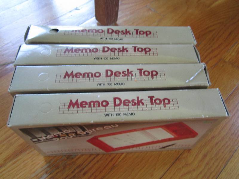 Lot of 4 memo pads...