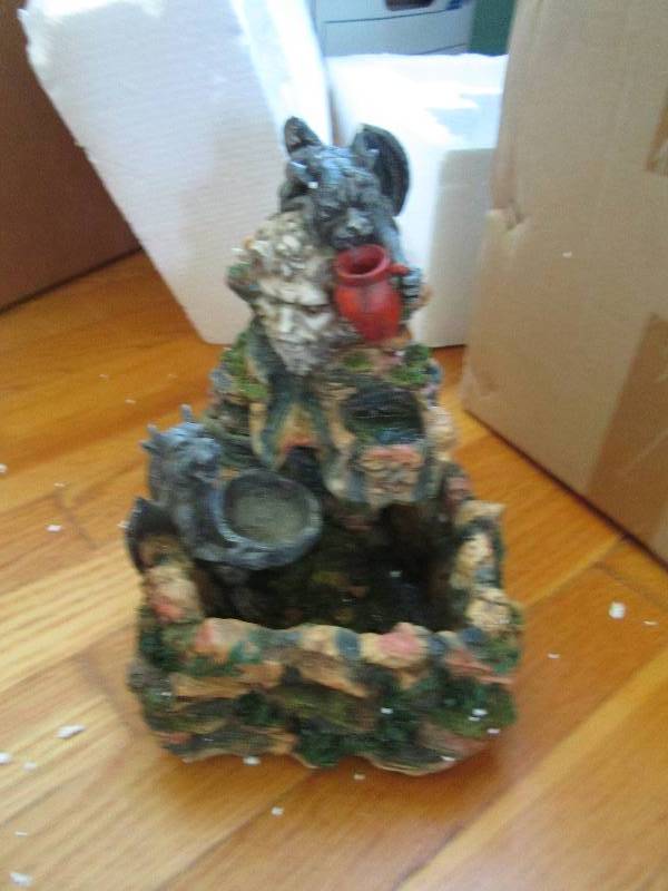 Mystical dragon water fountain...