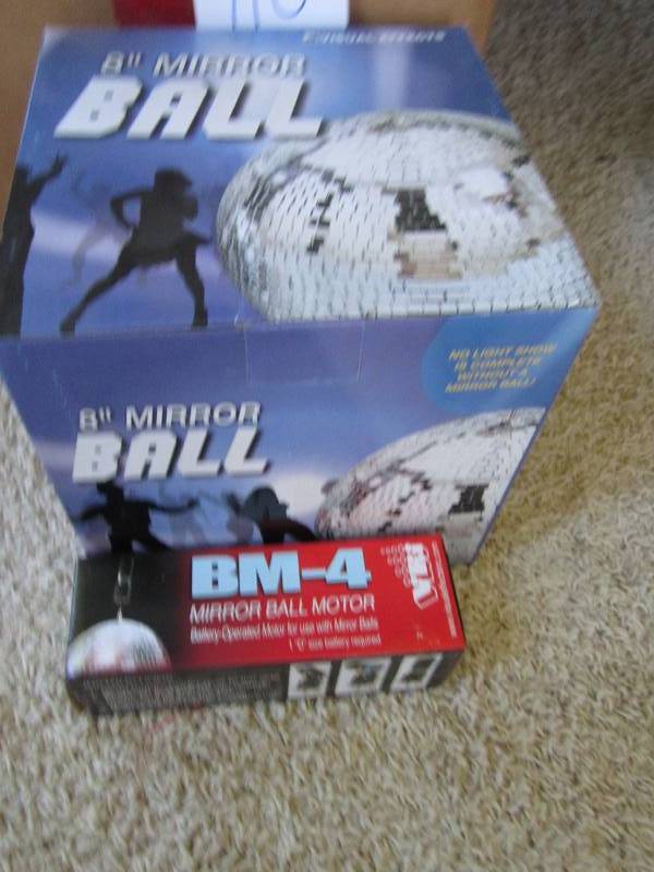 8 mirror with BM-4 mirror ball mot...