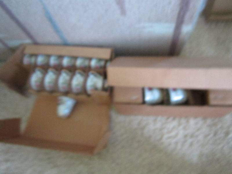2 sets of tea cups and saucers, 12 ...