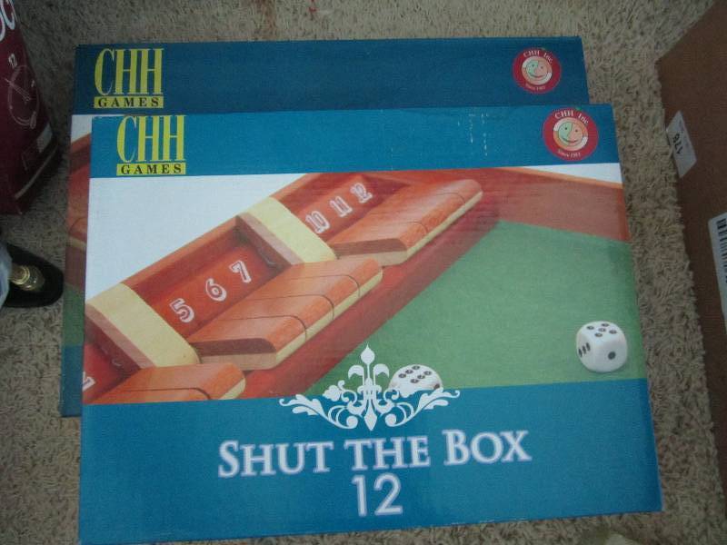 2 Shut the Box 12 board games by CH...