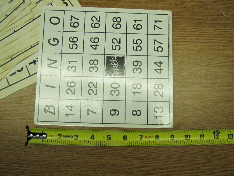 Large Bingo Cards