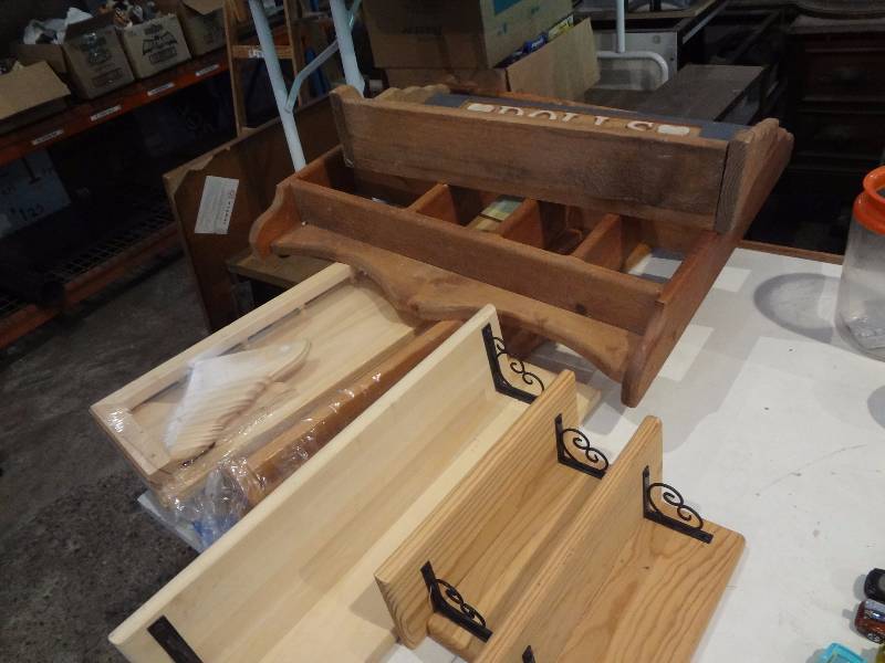Lot of Wooden shelves