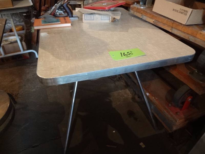 Grey Formica Table