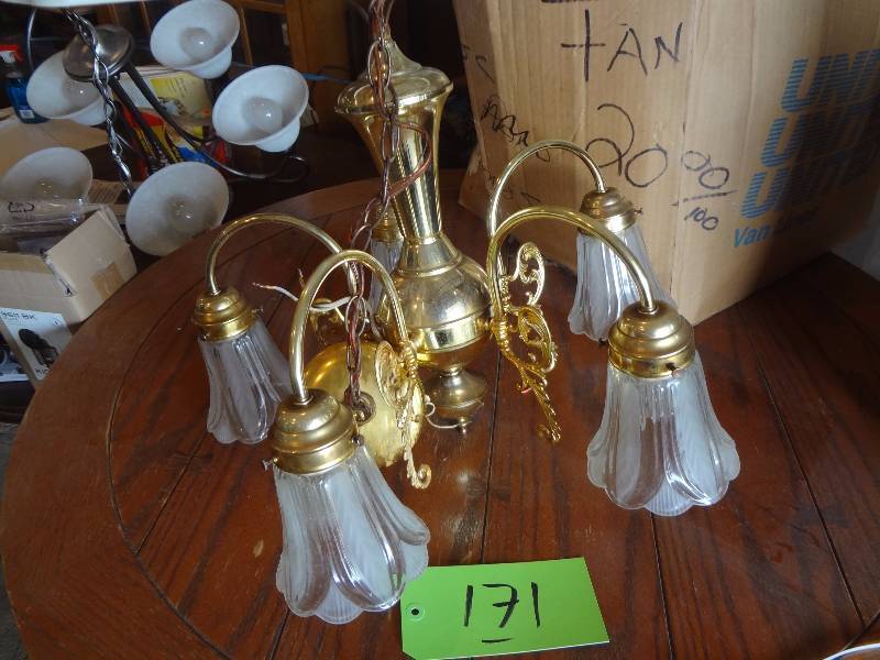 Brass Light Fixture