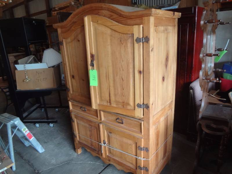 Rough Pine Cabinet