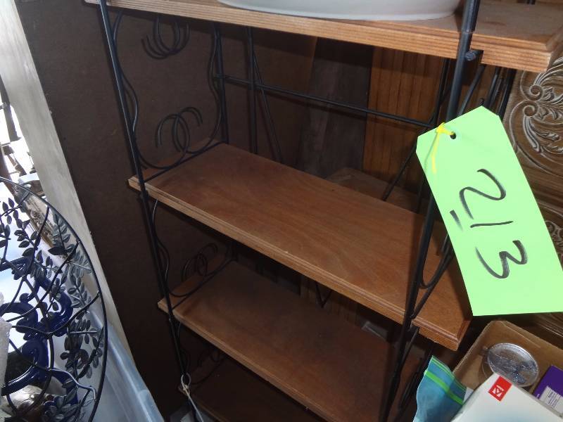 Small WoodMetal Rack