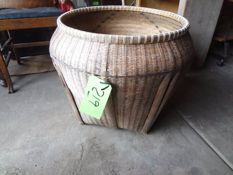 Large Wicker Planter
