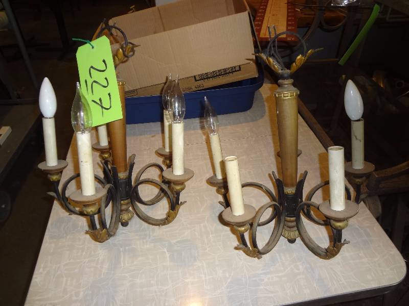 Pair of Italian Light Fixtures