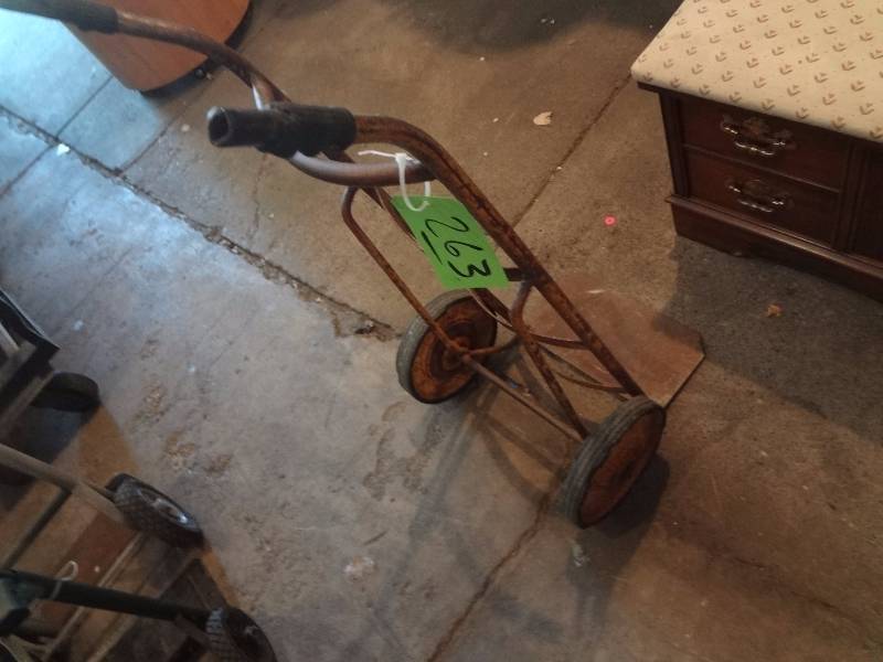 Old Barrel cart, small