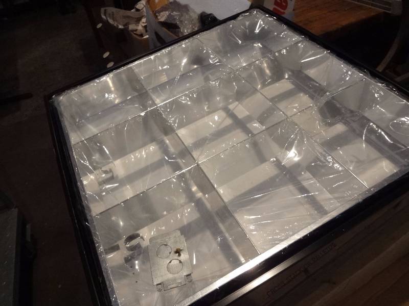 (2) Square Fixtures