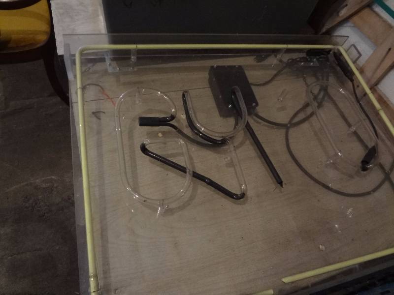 (5) Back Lit Signs, Neon for Parts