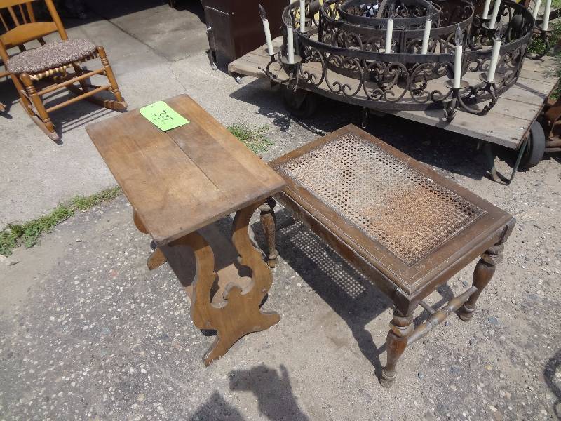 pair of Old Side tables