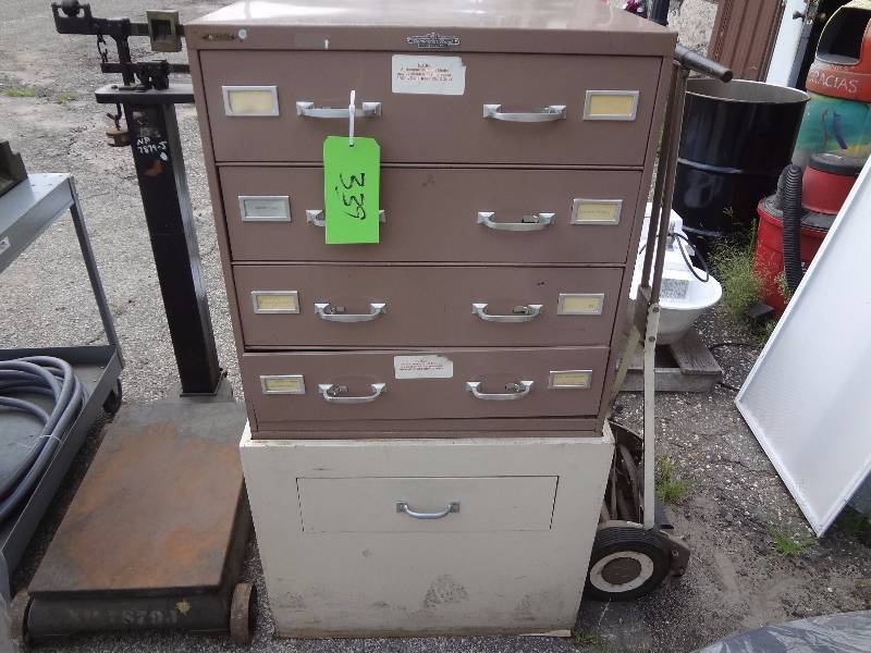 Large Square File on Stand