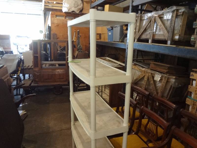 White Plastic Shelf