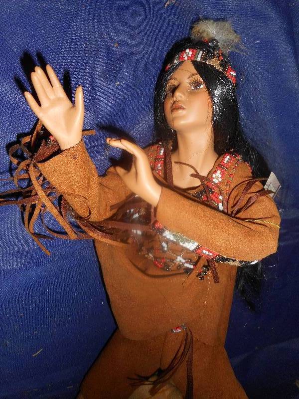 PORCELIAN INDIAN DOLL