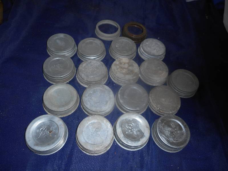 VINTAGE STEEL CANNING COVERS