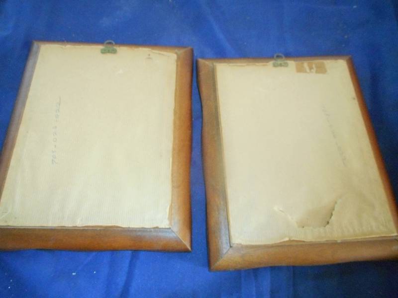 2 ANTIQUE HORSE PICTURES