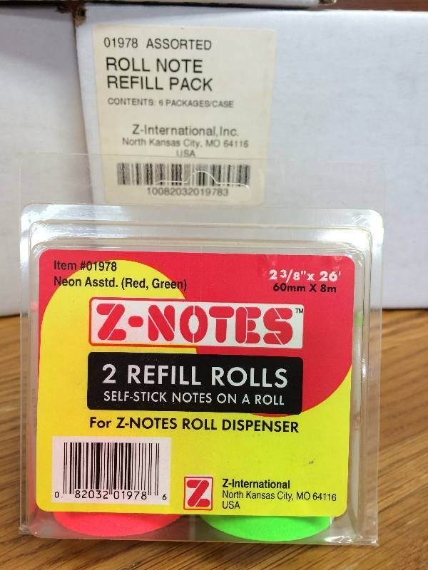 lot 2 image: Z-Note Refills